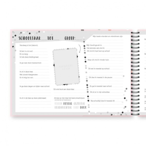 Tante Kaartje Schoolfotoboek - Roze - Afbeelding 11