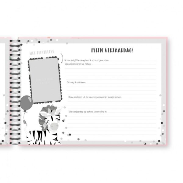 Tante Kaartje Schoolfotoboek - Roze - Afbeelding 14