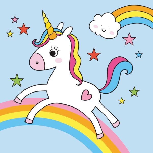 Unicorns Color Fun kleurboek - Afbeelding 3