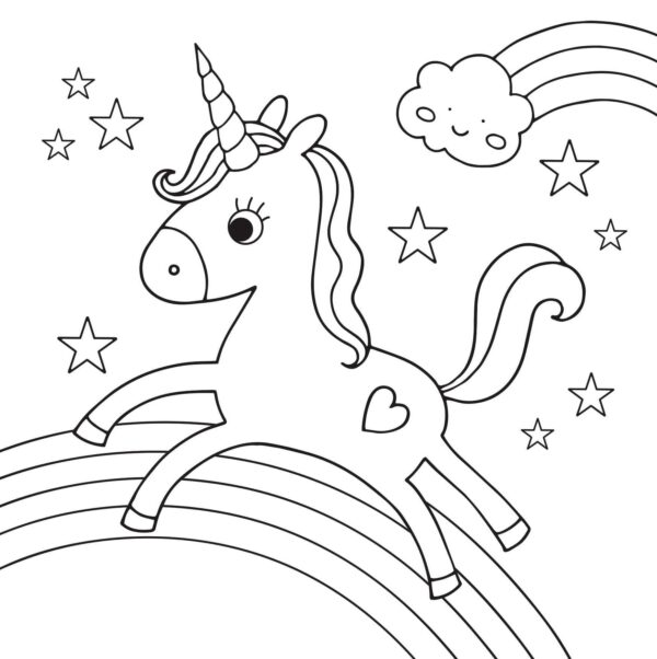 Unicorns Color Fun kleurboek - Afbeelding 4