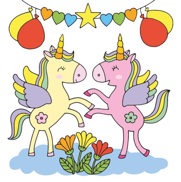 Unicorns Color Fun kleurboek - Afbeelding 5