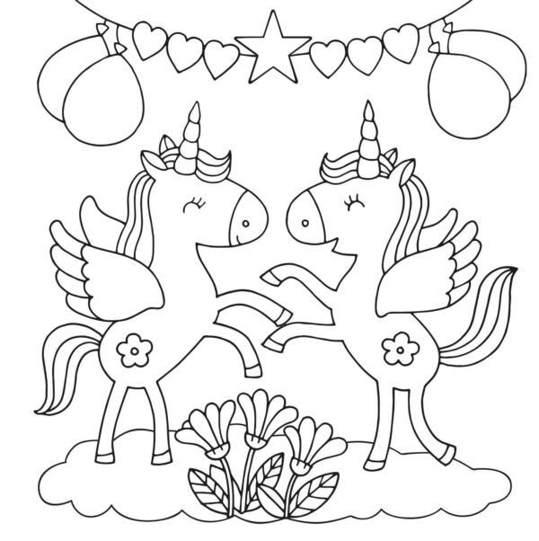 Unicorns Color Fun kleurboek - Afbeelding 6