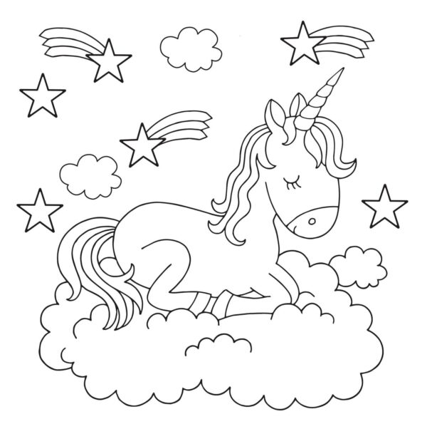 Unicorns Color Fun kleurboek - Afbeelding 2
