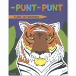 Van punt tot punt kleur- en tekenplezier Leeuw tekenboek