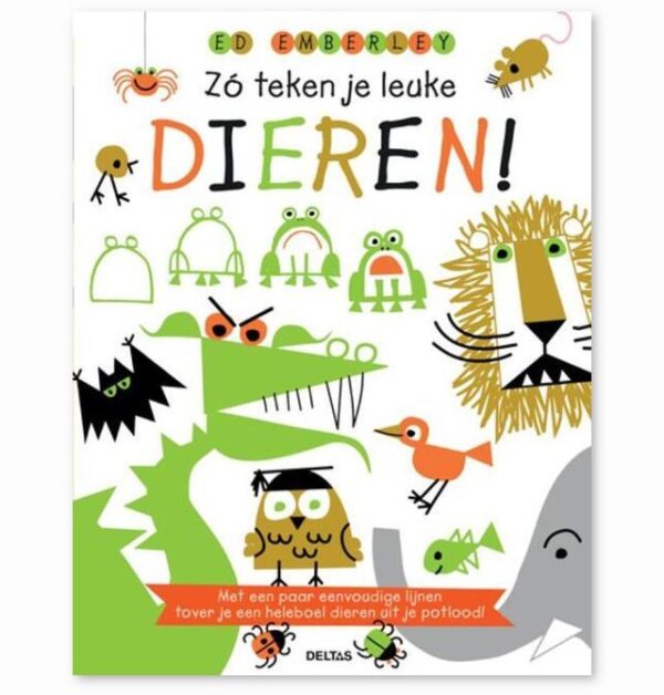 Zo teken je leuke dieren! Kinder tekenboek
