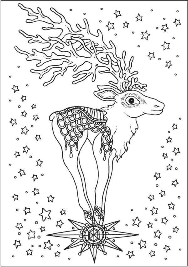 Wollige winterdromen - Wenskaarten om in te kleuren - Afbeelding 10