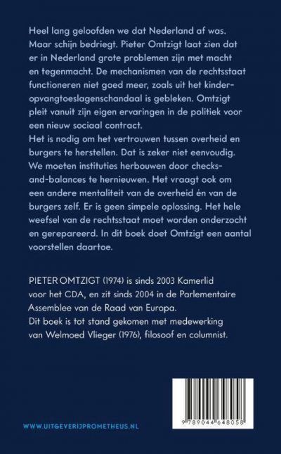 Een nieuw sociaal contract – Pieter Omtzigt Bestseller boeken