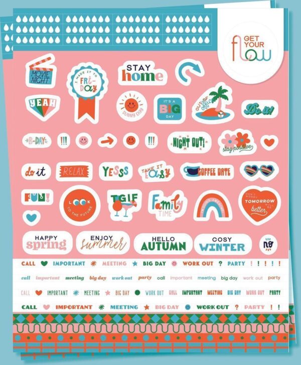 Get Your Flow Weekplanner Ocean Grid - Large - Afbeelding 8