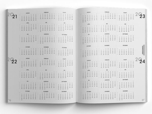 Get Your Flow Weekplanner Ocean Grid - Large - Afbeelding 3