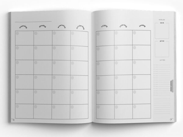 Get Your Flow Weekplanner Ocean Grid - Large - Afbeelding 5