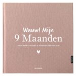 Pink Peach Mijn 9 Maanden Dagboek Linnen Blush (1)