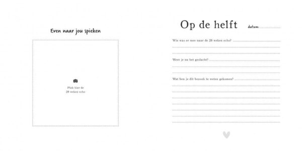 Pink Peach Mijn 9 maanden dagboek - Linnen beige/zand (eerdere versie) - Afbeelding 26