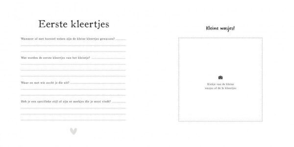 Pink Peach Mijn 9 maanden dagboek - Linnen beige/zand (eerdere versie) - Afbeelding 32