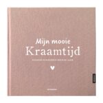 Pink Peach Mijn Kraamtijd Invulboek Linnen Rozerood (1)