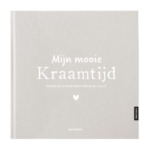 Pink Peach Mijn Kraamtijd Invulboek Linnen Zand (1)