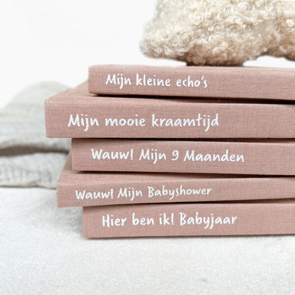 Pink Peach Mijn Babyshower Boek Linnen Blush (7)