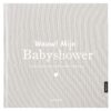 Pink Peach Mijn Babyshower Boek Linnen Zand (1)