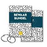 Studio Ins & Outs Bewaarbundel kaarten - Donkerblauw - A5