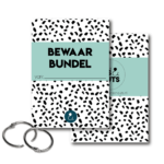 Studio Ins & Outs Bewaarbundel kaarten - Mint - A4