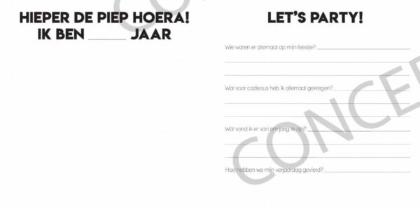 Studio Ins & Outs Verjaardagsboek Roze - Afbeelding 6