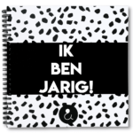 Studio Ins & Outs Verjaardagsboek Zwart-wit