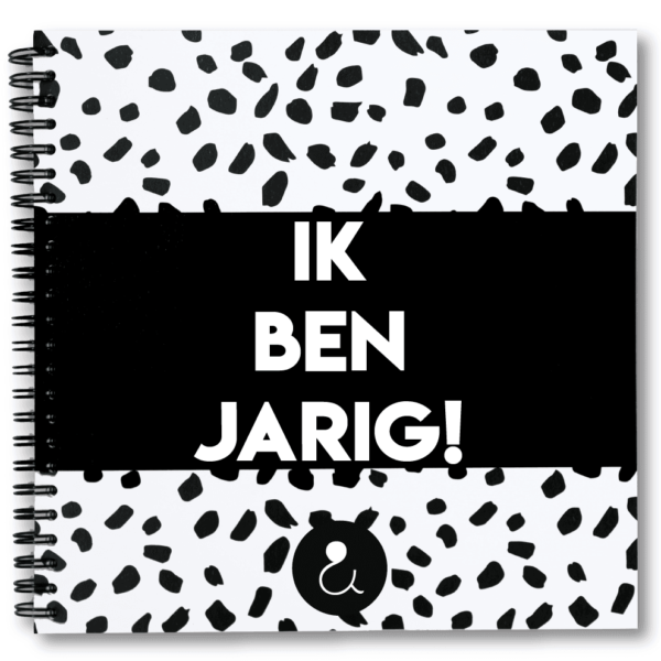 Studio Ins & Outs Verjaardagsboek Zwart-wit