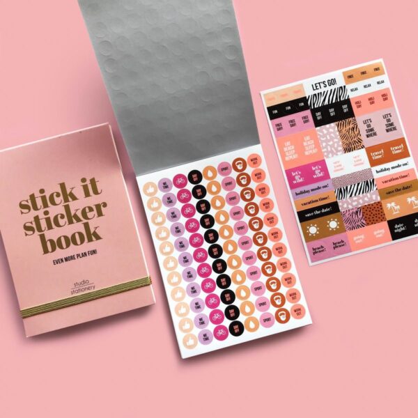 Studio Stationery - Stick It Stickerboek pink - Afbeelding 3