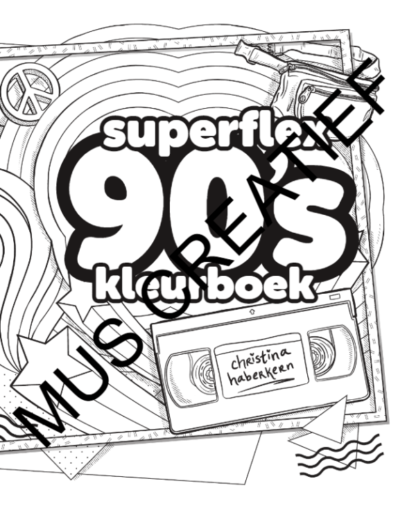 Superflex 90's kleurboek - Afbeelding 5