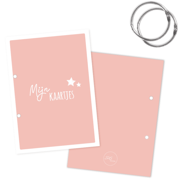 SUS Design Bewaarbundel Mijn kaartjes - Roze - A5