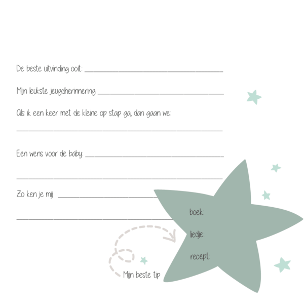 JEP! Kids Babyshowerboek - Zand - Afbeelding 3