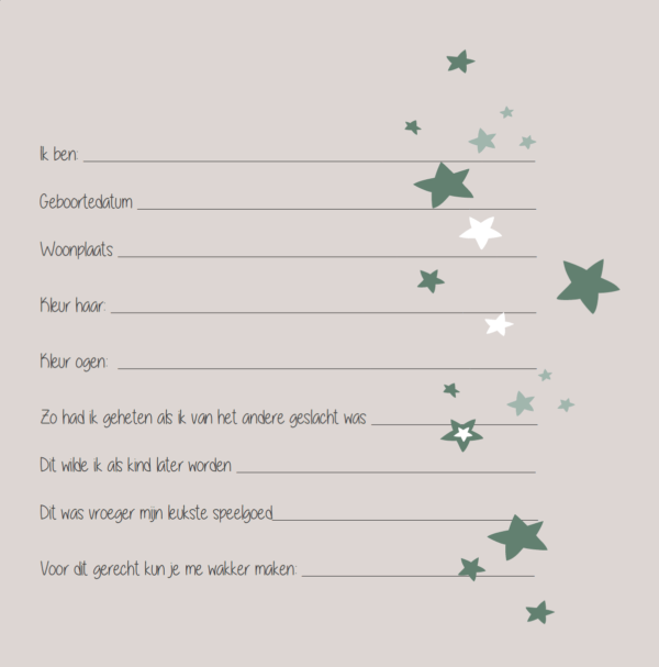 JEP! Kids Babyshowerboek - Zand - Afbeelding 4