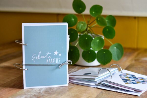 SUS Design Bewaarbundel geboortekaartjes - Mint - A5 - Afbeelding 2