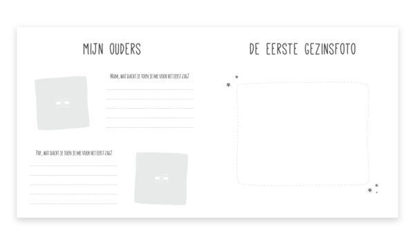 SUS Design Kraambezoekboek - Donkergroen regenboog - Afbeelding 4