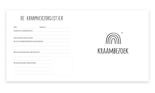 SUS Design Kraambezoekboek - Donkergroen regenboog - Afbeelding 5