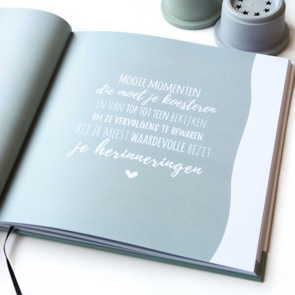 SUS Design Kraambezoekboek - Mint regenboog - Afbeelding 3