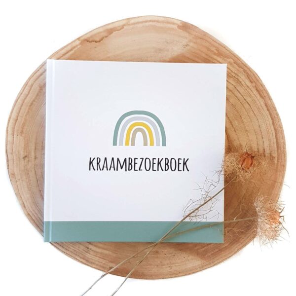 SUS Design Kraambezoekboek - Mint regenboog - Afbeelding 2