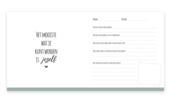 SUS Design Kraambezoekboek - Mint regenboog - Afbeelding 9