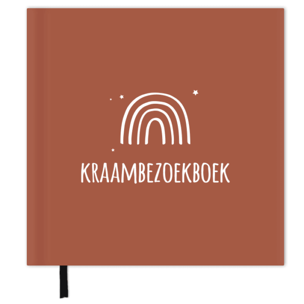 SUS Design Kraambezoekboek - Roest witte regenboog