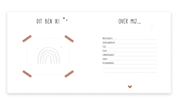 SUS Design Kraambezoekboek - Roest witte regenboog - Afbeelding 3