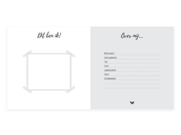 SUS Design Kraambezoekboek - Zwart-wit stip - Afbeelding 3