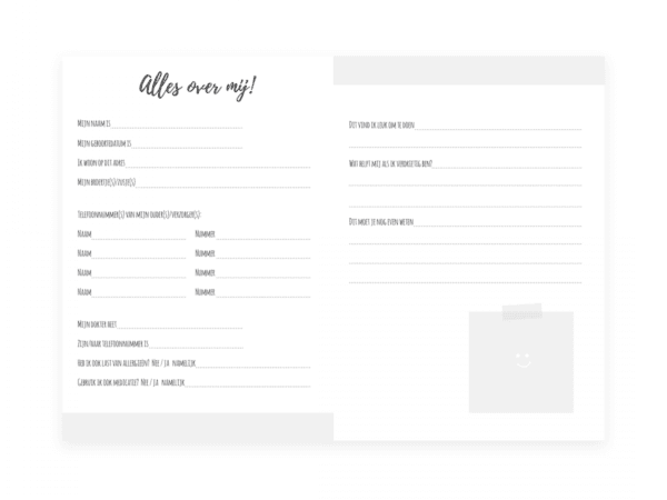 SUS Design Oppasboek - Mint - Afbeelding 3