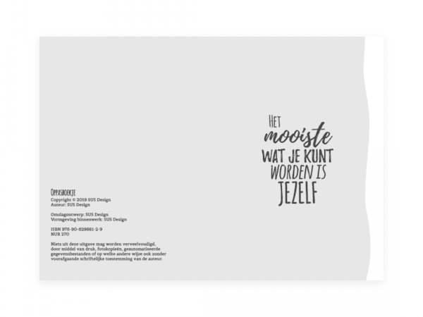 SUS Design Oppasboek - Roze - Afbeelding 2