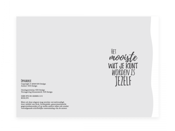 SUS Design Oppasboek - Zwart-wit - Afbeelding 3