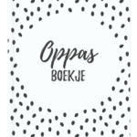 SUS Design Oppasboek - Zwart-wit