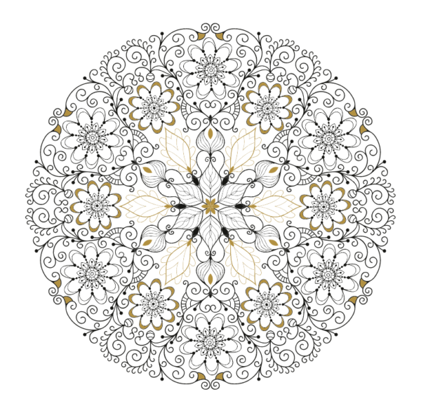 Mandala meditations kleurboek - Afbeelding 6