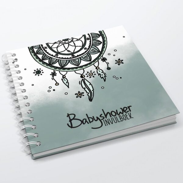 SilliBeads Babyshower invulboek - Groen