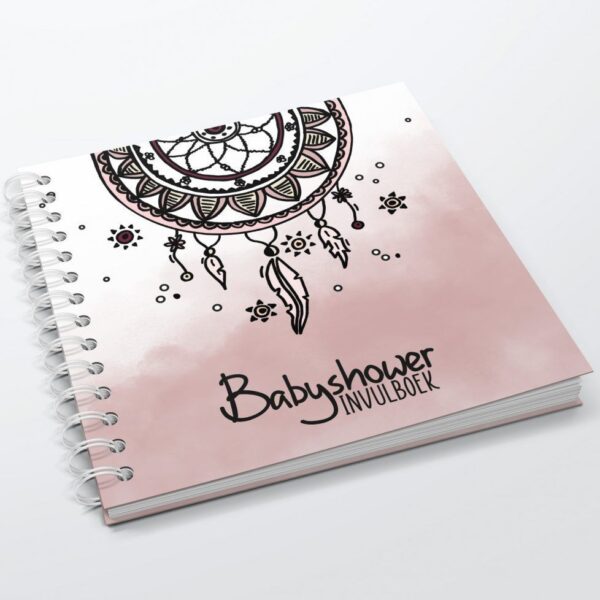 SilliBeads Babyshower invulboek - Roze