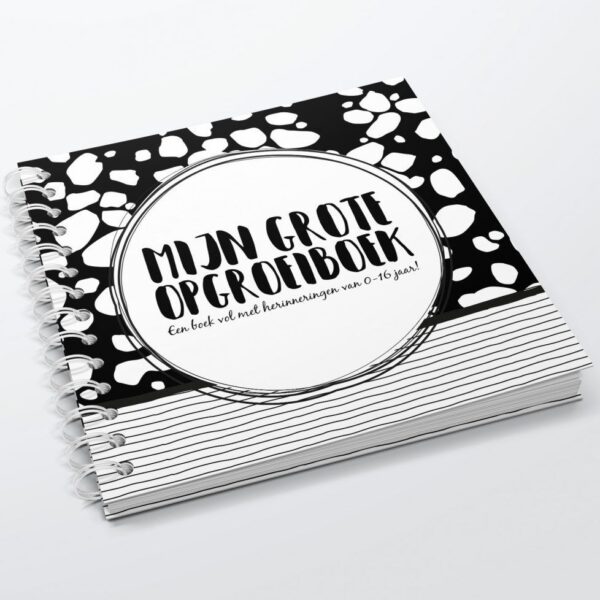 SilliBeads Mijn grote XL opgroeiboek - Panterprint