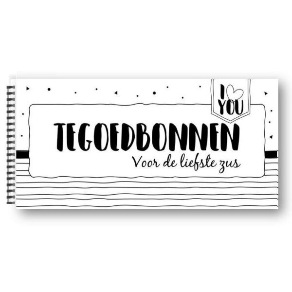 SilliBeads Tegoedbonnen - Voor de liefste zus