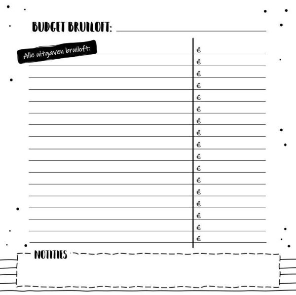 SilliBeads Wedding planner invulboek - Afbeelding 10